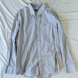 Izod Checkered Button-Up